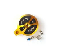 Violiica Per Bike Lockout Cap Interruttore Manuale Lockout Kit di Montaggio Per Mountain Per Forcelle Bici Lega di Alluminio E Abs 5Mm Esagonale Giallo