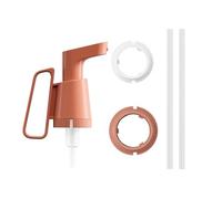 Violiica Pompa dispenser riutilizzabile con manico per bottiglie di salsa, pompa regolabile per ketchup e salsa di ostriche, soluzione combustibile da cucina