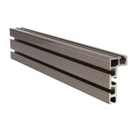 Violiica Profilo in alluminio T-Track connettore per scanalatura a T e recinzione, altezza 74 mm, lunghezza 30/40/50/60 cm per modifica banco da lavoro