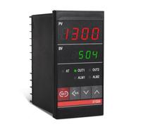 Violiica Regolatore di temperatura digitale PID con uscita relè a doppio display, sintonizzazione automatica, ingresso RTD e termocoppia, montaggio verticale per forno, forno, incubatore riscaldamento