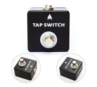 Violiica Rubinetto per pedale Tempo, Full Metal Momentary Footswitch con uscita da 1/4", per ritardo controller effetti chitarra compatta e per altri pedali, 2 x 2 x 1,2 pollici