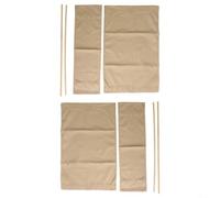 Violiica Set di 2 coprisedia in tela di ricambio per sedia da regista, pieghevoli, per esterni, con supporto per asta rotonda, per mobili da giardino, patio, terrazza (kaki)