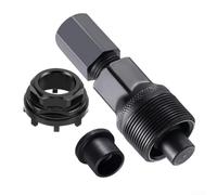 Violiica Set di attrezzi per anello di bloccaggio della bicicletta con estrattore a manovella per movimento centrale a 8 denti, kit estrattore da 42 mm, in acciaio al carbonio