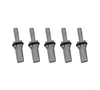 Violiica Set di cunei per spaccare la pietra, per calcestruzzo, marmo, roccia, granito, kit di strumenti per spaccare in acciaio trattato termicamente, 5 pezzi, 16105 mm, 20190 mm (16 x 105 mm)
