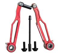 Violiica Set di freni a V a braccio lungo per cerchi da 24/26 pollici, lega di alluminio leggera lavorata a CNC, cuscinetto sigillato, nero