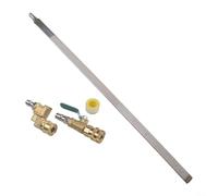 Violiica Set di strumenti per la pulizia del radiatore dell'auto con asta di estensione in acciaio inossidabile 304 da 57 cm per serbatoio dell'acqua condensatore non smontaggio manutenzione