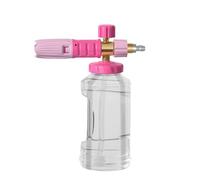 Violiica Spruzzatore a schiuma ad alta pressione con capacità di 1 l (1000 ml), connettori in acciaio inox e ottone, per lavaggio auto e pulizia della casa