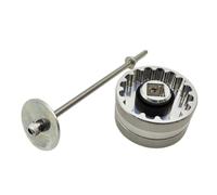 Violiica Strumento di installazione e rimozione del movimento centrale per DUB T47, design 2 in 1 con 16T 52,2 mm e 12T 50,4 mm, blocco pressa in lega di alluminio 7075, acciaio inossidabile, unità da