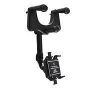 Violiica Supporto per telefono per specchietto retrovisore auto per smartphone girevole a 360 gradi staffa regolabile con design pieghevole per una navigazione più sicura