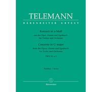 Violin Conc a Min TWV 51: A2 Full Sc - Solo Violin, Strings and Bc - SCORE