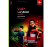 ABRSM – Pezzi d'esame per violino 2024, Grado 8 – Violino e pianoforte – Spartiti