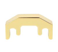 Violin Mute Metal Riduzione Sound Riduzione Lightweight Porta portatile Violin Silenziatore per violinisti Pratica a tarda notte ambienti di vita affollati (Oro)