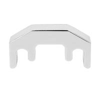 Violin Mute Metal Riduzione Sound Riduzione Lightweight Porta portatile Violin Silenziatore per violinisti Pratica a tarda notte ambienti di vita affollati (Argento)