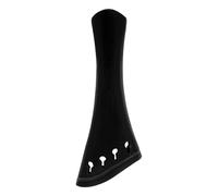 Violin Oblique Tailpiece, 4/4 Size Ebony Violin Tailgut, 11,5 x 4,5 x 2,3 cm Classical Ebony Strumento Accessories, Tuning Professional with Fine Tuners for Musicians