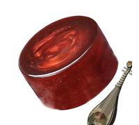 Violin Rosin, Natural Rosin for Violin and Cello with Small Dust-Proof Case, Long Lasting Musician's Tool for Smooth Sound Quality, Compact Polish Accessory for String Instrument