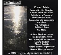 Violin Sonata/Alto Saxophone Sonata/Ave Maria-Tubin, Eduard-Audio CD