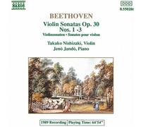 Violin Sonatas Op. 30 Nos 1-3 (Jando, Nishizaki) (CD) Album