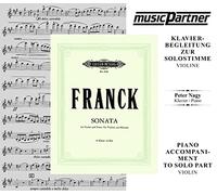 Violine,Klavier - Piano Accomp recordings on CD of Vln Sonata in A Major (CD) Music Partner