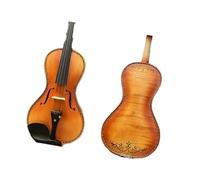 Violini Bellissimi intarsi sui bordi e sul retro dipinti con motivi selezionati Violino 4/4 Forma selezionata