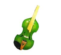 Violini Bellissimo violino in legno massello di colore verde 4/4 corde di forma selezionata 4x5