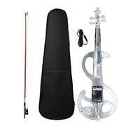 Violini per Studenti 4/4 Violino Elettrico Corpo Acrilico Trasparente Con Custodia Arco Violino Colori Luci Led Professionale Violino