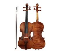 Violini per Studenti 4/4 Violino One Piece Flamed Maple Fiddle Strumento Musicale Con Raccordi In Palissandro Professionale Violino