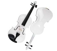 Violini per Studenti Abete Bianco Fatto A Mano Violino Strumenti Musicali Cordiera In Acero Con Accessori Per Arco Di Violino Professionale Violino (Color : 1/2)
