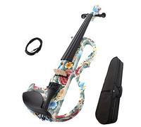 Violini per Studenti Fatto A Mano Tutto In Legno Massello Fatto A Mano 4/4 Violino Elettrico Set Strumento A Corde Full Size Per Principianti Per Adulti Professionale Violino