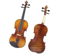 Violini per Studenti Gli Studenti Principianti Di Strumenti Musicali Per Violino Fatti A Mano Con Motivo A Piastra Singola Brillante Praticano Il Set Di Violino Professionale Violino (Color : 1/2)