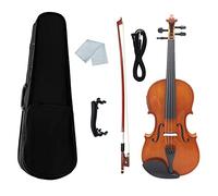 Violini per Studenti Kit Violino Elettrico Full Size 4/4 Pannello Frontale In Legno Massello Con Custodia Per Arco Per Violino Poggiaspalla Corde Per Cavi Panno Pulito Professionale Violino