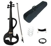 Violini per Studenti Kit Violino Silenzioso Elettronico Professionale In Legno Massello Colorato 4/4 Con Raccordi In Ebano A Grandezza Naturale Professionale Violino (Color : 05)