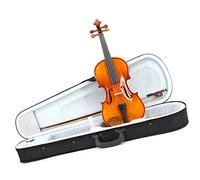 Violini per Studenti Luminoso Pino Bianco Acero Violino Professionale Strumento Musicale Giuggiola Accessori Tastiera In Ebano Violino Per Principianti Professionale Violino (Color : 3/4)