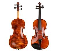 Violini per Studenti Natural Stripes Maple Full Strumento Musicale Per Violino Professionale Fatto A Mano Con Arco Per Violino Con Poggiaspalla Professionale Violino (Color : 4/4)