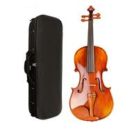 Violini per Studenti Professional Handcraft Violino Tastiera In Ebano Strisce Naturali Violino In Acero Con Custodia Professionale Violino (Color : 1/2)