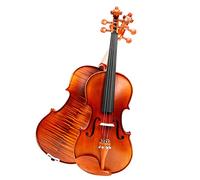 Violini per Studenti Set Di Strumenti A Corda Per Adulti In Legno Massello Di Violino Con Pannello Posteriore E Pannello Laterale In Acero Con Motivo Superiore In Pino Bianco 4/4 Professionale Violino