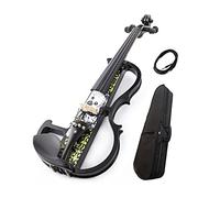 Violini per Studenti Strumento Musicale Per Violino Elettronico In Abete Massiccio 4/4 Per Adulti Kit Tastiera In Ebano Con Fiocco In Legno Brasiliano Professionale Violino