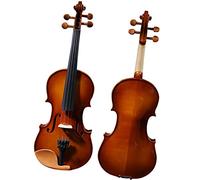 Violini per Studenti Strumento Per Violino In Legno Massello Di Acero Rosso Accessori In Legno Bianco Con Custodia E Arco Professionale Violino (Color : 4/4)