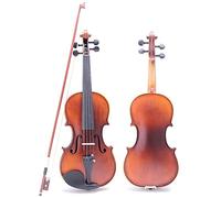 Violini per Studenti Strumento Professionale Per Violino In Legno Di Pero In Abete Rosso Opaco Di Dimensioni 4/4 Con Accessori Per Giuggiole Set Di Archi Rotondi Professionale Violino (Color : 4/4)