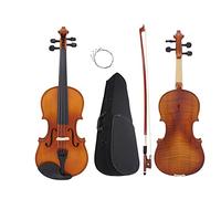 Violini per Studenti Studente Principiante Violino Acustico In Legno Massello Colore Naturale Violino Kit Di Violino In Tiglio Con Custodia Professionale Violino (Color : 1/4)