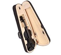 Violini per Studenti Studente principiante violino nero di qualità 4/4 violino con custodia arco accessori set completo Professionale Violino (Color : 1/8)