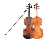 Violini per Studenti Studente Violino Europeo Legno Un Pezzo Acero Fiammato Violino Orchestra Violinista Set Professionale Violino (Color : 4/4)