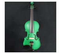 Violini per Studenti Verde 5 Corde 4/4 Elettrico Strumento Musicale Per Violino Acustico Tastiera In Ebano Arco In Legno Brasiliano Professionale Violino