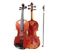 Violini per Studenti Violino 4/4 Intagliato A Mano Antico Kit Di Strumenti Per Corde Per Violino In Legno Intagliato A Fiore Europeo Professionale Violino