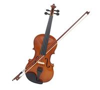 Violini per Studenti Violino Acustico Durevole Violino Di Colore Naturale Per Principianti Di Violino Con Custodia Per Violino Arco Per Violino Professionale Violino (Color : 3/4)
