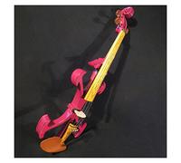 Violini per Studenti Violino Elettrico 4/4 In Legno Massello A 4 Corde Rosa Rosso Con Kit Di Strumenti A Corda Per Adulti Con Parte Jujube Professionale Violino