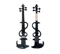Violini per Studenti Violino Elettrico 4/4 Violino Silenzioso In Legno Massello Di Colore Nero Per Studenti Con Custodia Per Il Trasporto Professionale Violino