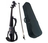 Violini per Studenti Violino Elettrico Silenzioso Con Top In Abete Massello 4/4 A Grandezza Naturale Con Finiture In Ebano Professionale Violino