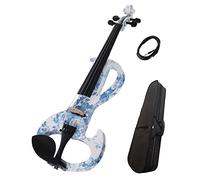 Violini per Studenti Violino Elettronico Professionale A 4 Corde 4/4 In Abete Massello Europeo Con Cordiera In Fibra Di Carbonio Rimovibili Professionale Violino