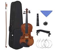 Violini per Studenti Violino In Legno Violino Acustico A Grandezza Naturale Per Strumento A Corde Per Principianti Con Set Di Accessori Per Custodia Musicale Professionale Violino (Color : 4/4)