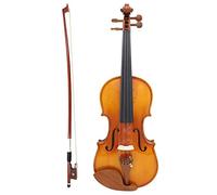 Violini per Studenti Violino Per Studenti In Legno Massello Violino Acustico In Legno Massello Con Retro In Acero Fiammato Arco E Custodia In Legno Brasiliano Gratuiti Professionale Violino (Color :